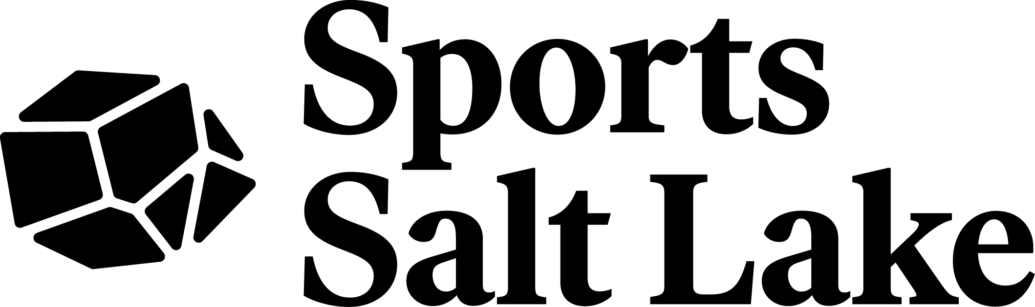 sports salt lake logo stacked black